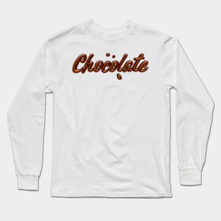 Chocolate Long Sleeve T-Shirt